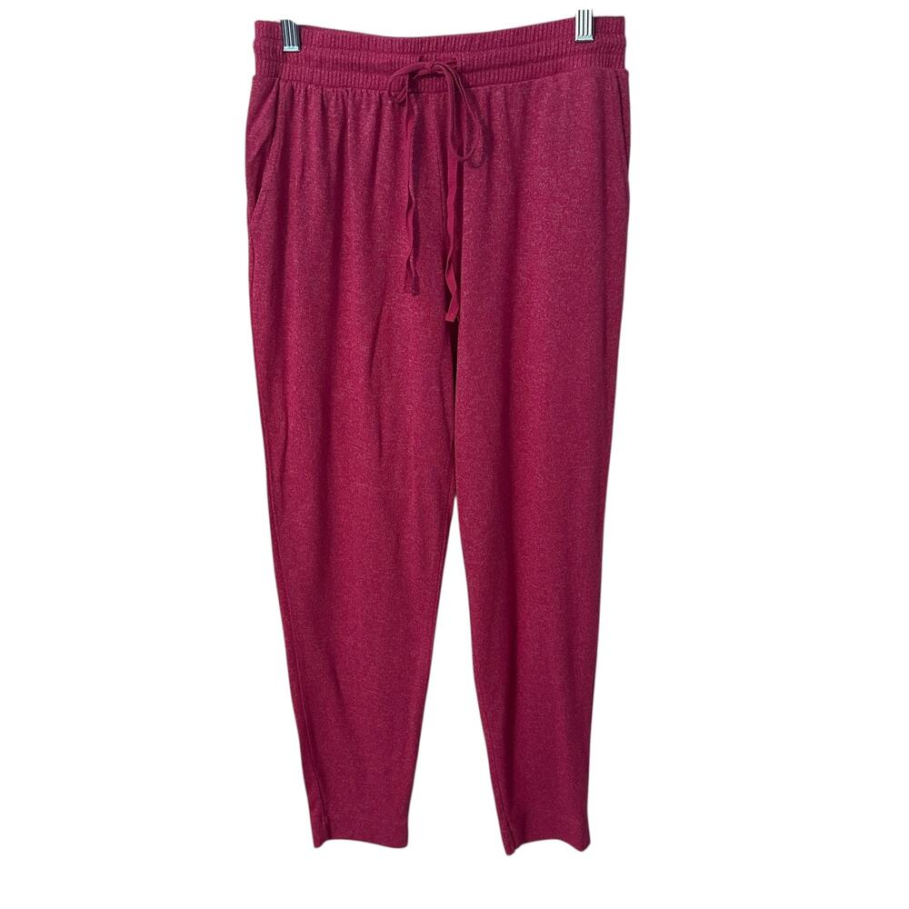 Natori Mirage Pajama Pants Womens Medium Pink Drawstring Bottoms Loungewear